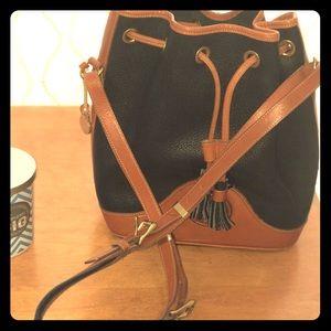 VTG Dooney & Bourke AWL Drawstring Bucket